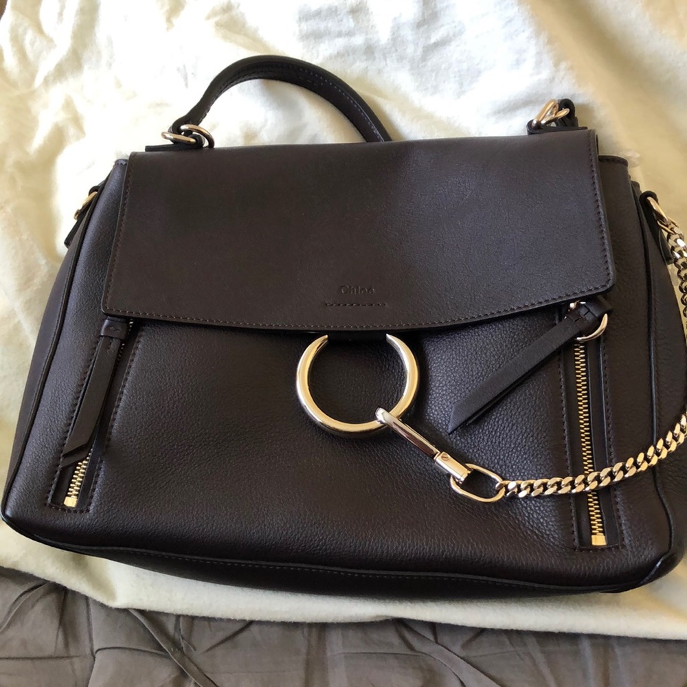 Brown Chloe Faye Day Bag Medium